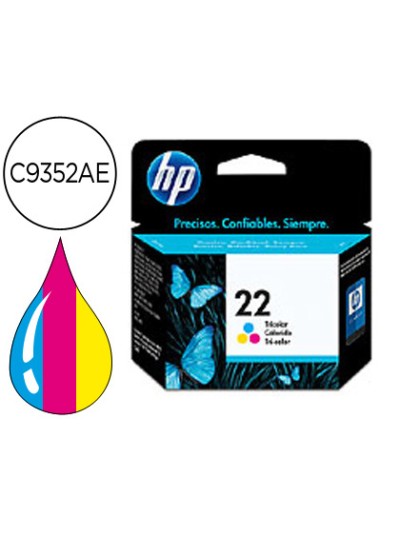 Ink-jet hp n.22 tricolor -5ml- dj 3920/3940/d2360/f380 psc 1410
