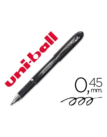 Rotulador uni-ball roller sx-210 tinta hibrida negro