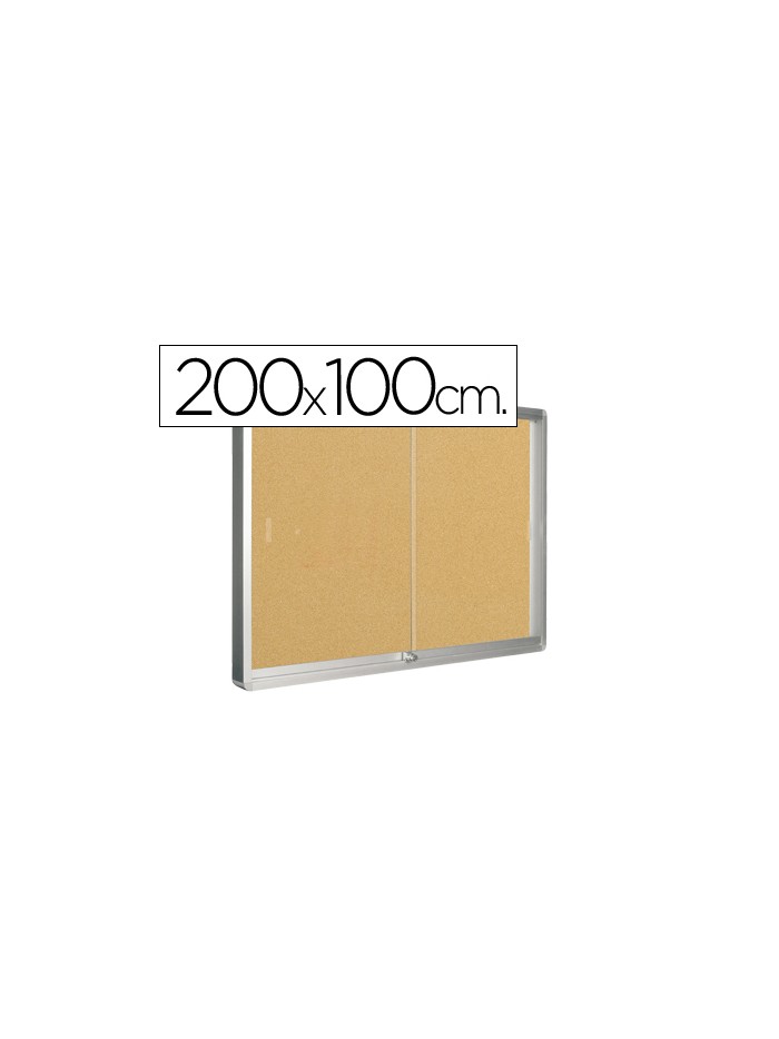 Vitrina de anuncios q-connect marco de aluminio 1000 x 2000 mm Vitrina de anuncios q-connect marco de aluminio 1000 x 2000 mm