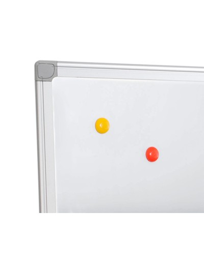Pizarra blanca q-connect lacada magnetica marco de aluminio 200x100 cm