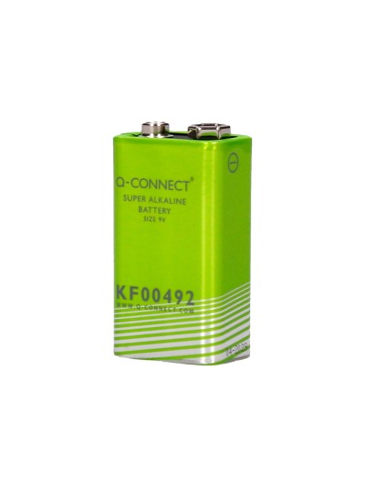 Pila q-connect alcalina 9v blister con 1 unidad