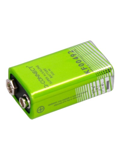 Pila q-connect alcalina 9v blister con 1 unidad