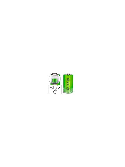 Pila q-connect alcalina c blister de 2 unidades
