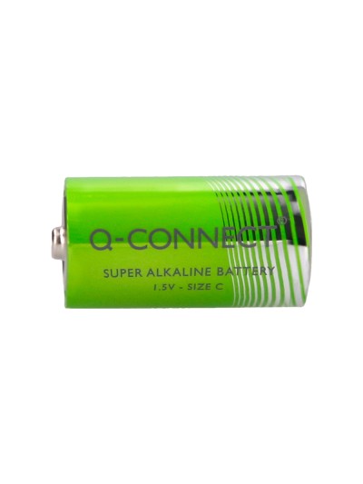 Pila q-connect alcalina c blister de 2 unidades