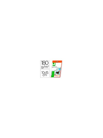 Papel q-connect foto glossy kf01905 10x15 cm digital photo para ink-jet bolsa de 25 hojas de 180 gr