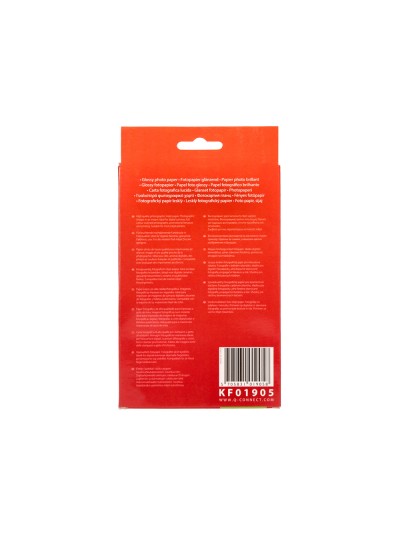 Papel q-connect foto glossy kf01905 10x15 cm digital photo para ink-jet bolsa de 25 hojas de 180 gr
