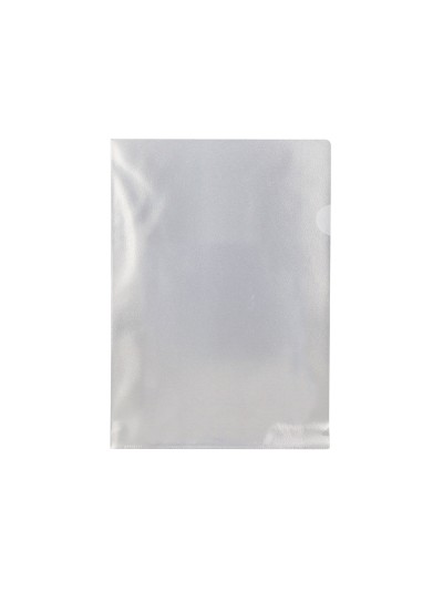 Carpeta dossier uñero plastico q-connect din a4 120 micras transparente -bolsa de 10 unidades
