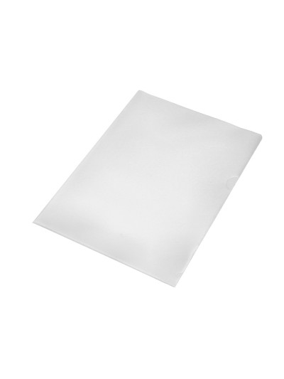 Carpeta dossier uñero plastico q-connect din a4 120 micras transparente -bolsa de 10 unidades