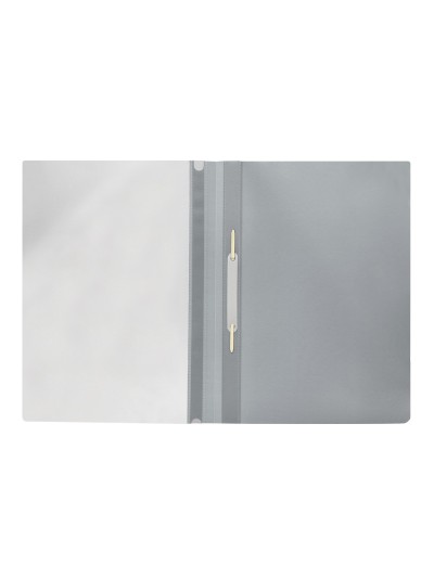 Carpeta dossier fastener plastico q-connect din a4 gris