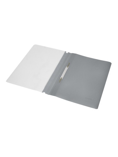 Carpeta dossier fastener plastico q-connect din a4 gris