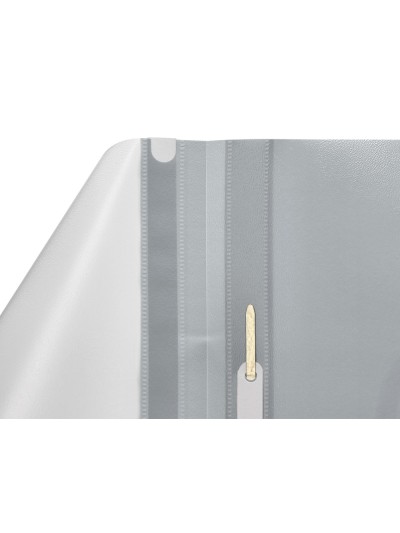 Carpeta dossier fastener plastico q-connect din a4 gris