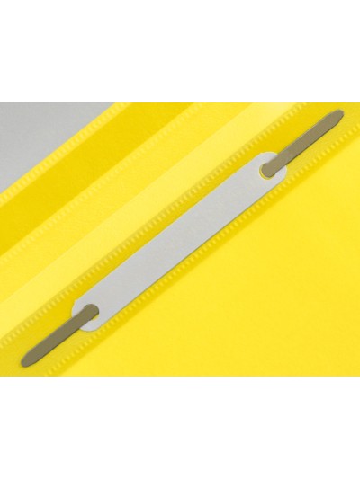 Carpeta dossier fastener plastico q-connect din a4 amarilla