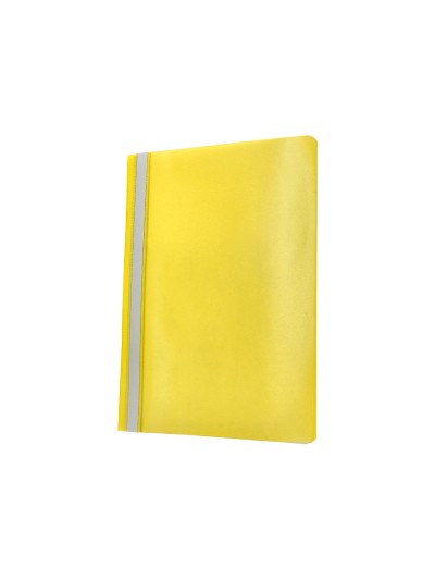Carpeta dossier fastener plastico q-connect din a4 amarilla