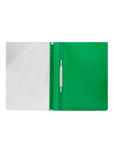 Carpeta dossier fastener plastico q-connect din a4 verde