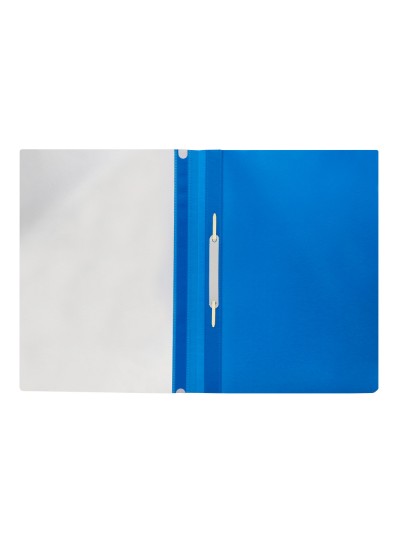 Carpeta dossier fastener plastico q-connect din a4 azul