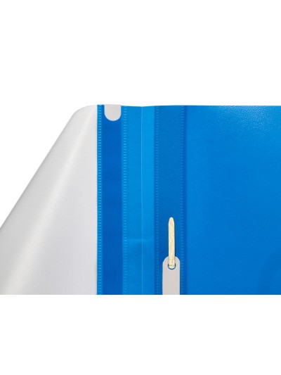 Carpeta dossier fastener plastico q-connect din a4 azul