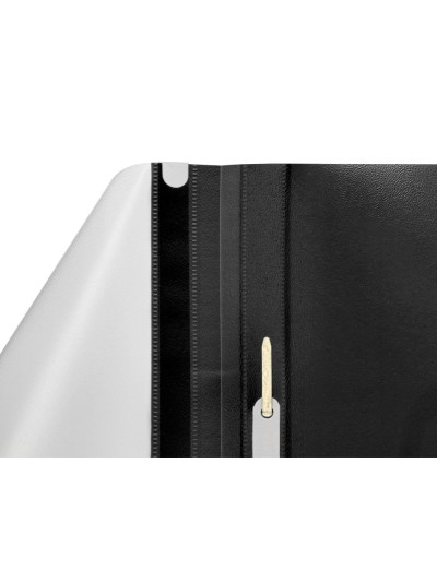 Carpeta dossier fastener plastico q-connect din a4 negra