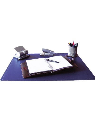 Vade sobremesa q-connect azul polipropileno azul 40x53 cm