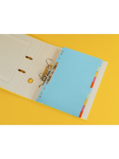 Separador q-connect cartulina juego de 10 separadores din a4multitaladro