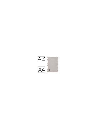 Separador alfabetico q-connect plastico a-z din a4 multitaladro