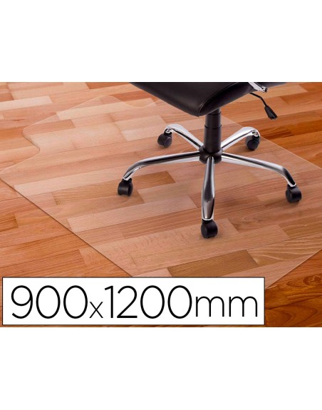 Alfombrilla para suelo q-connect pvc protectora de suelos 900x1200 mm grosor 2 mm