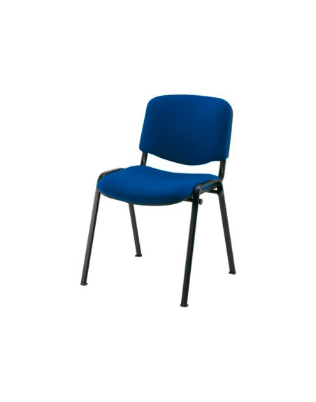 Silla confidente q-connect apilable tapizada sin ruedas 910mm alto 460mm largo 440mm profundidad azul