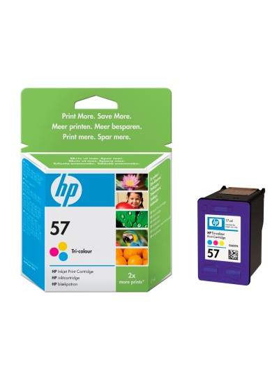 Ink-jet hp dj450 5150 5550 560 0 5650 5152 7150 5800 5850 9650 9670 9680 9680sp photosmarrt100 n.57 tricolor 17ml.
