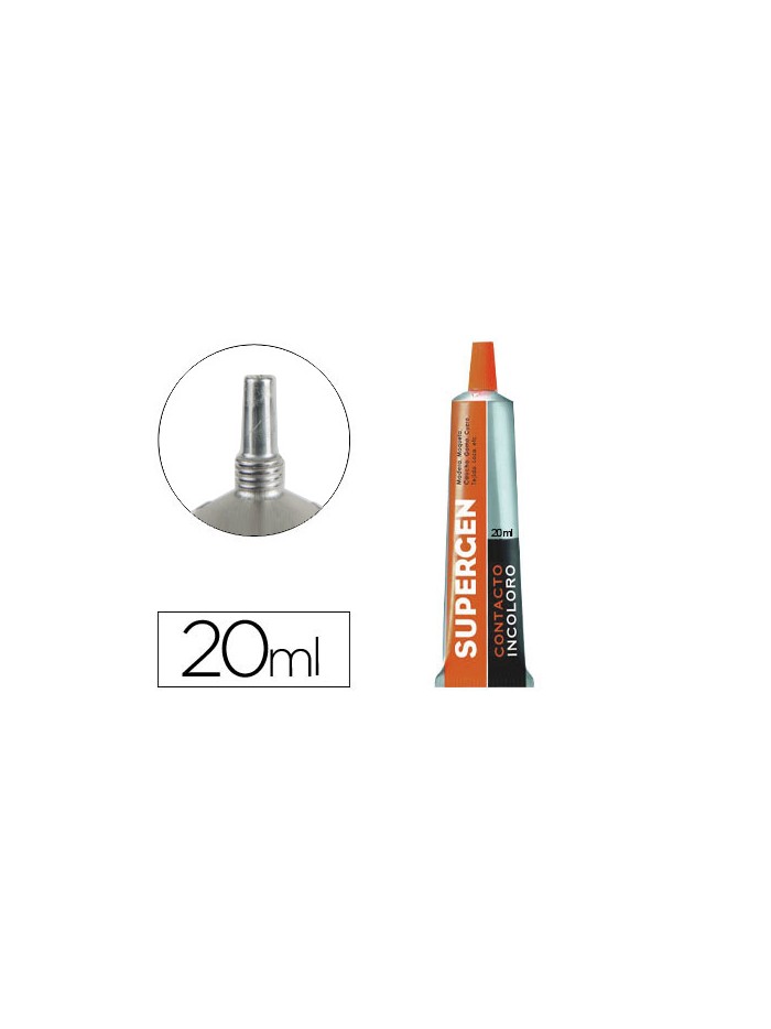 Pegamento supergen contacto incoloro 20 ml unidad Pegamento supergen contacto incoloro 20 ml unidad