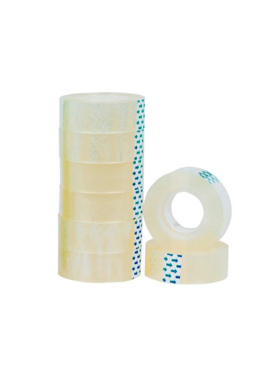 Cinta adhesiva q-connect transparente 33 mt x 15 mm