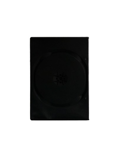 Caja dvd q-connect -con interior negro -pack de 5 unidades