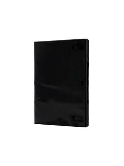 Caja dvd q-connect -con interior negro -pack de 5 unidades