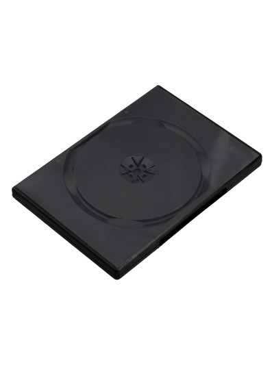 Caja dvd q-connect -con interior negro -pack de 5 unidades