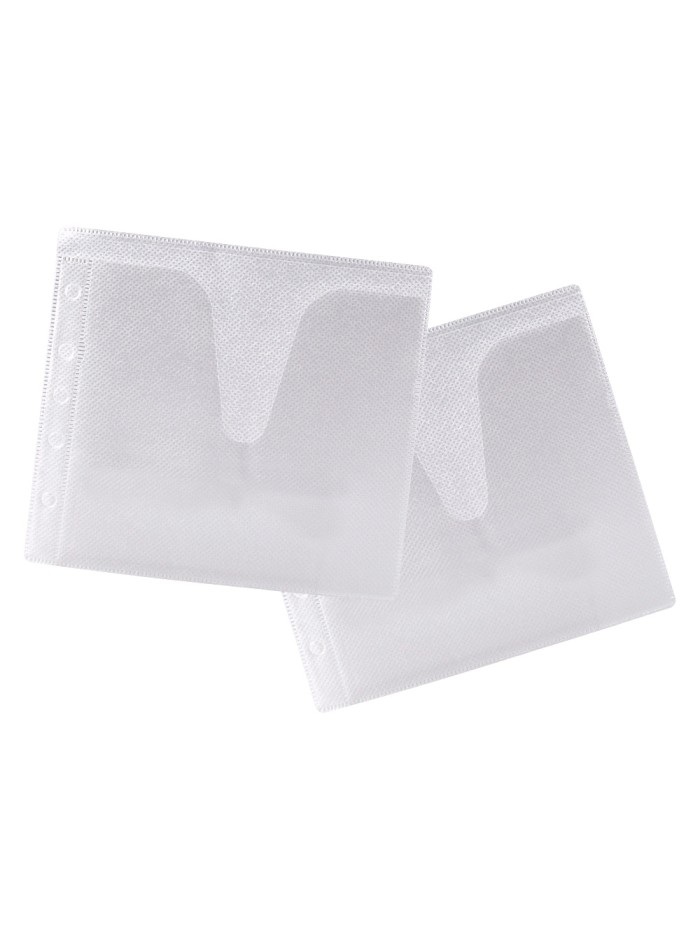 Sobre para 2 cd q-connect polipropileno con solapa multitaladro y forro protector-pack de 40 unidades Sobre para 2 cd q-connect polipropileno con solapa multitaladro y forro protector-pack de 40 unidades