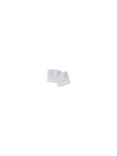 Sobre para 2 cd q-connect polipropileno con solapa multitaladro y forro protector-pack de 40 unidades