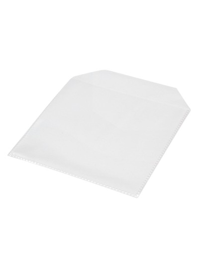 Sobre para cd q-connect polipropileno con solapa -pack de 50 unidades