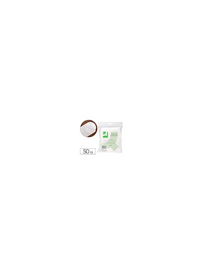 Sobre para cd q-connect con ventana transparente y solapa -pack de 50 unidades