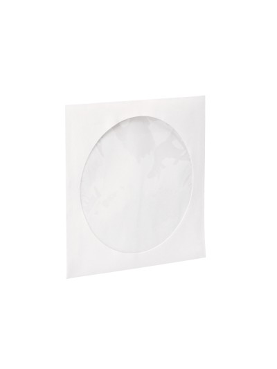 Sobre para cd q-connect con ventana transparente y solapa -pack de 50 unidades