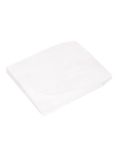 Sobre para cd q-connect con ventana transparente y solapa -pack de 50 unidades