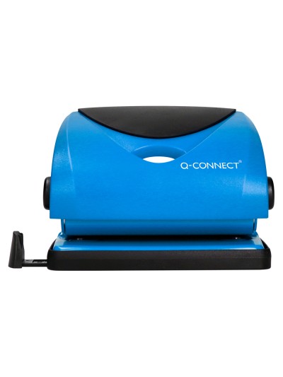 Taladrador q-connect kf02155 azul abertura 2 mm capacidad 20 hojas