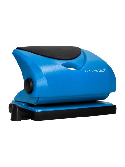 Taladrador q-connect kf02155 azul abertura 2 mm capacidad 20 hojas
