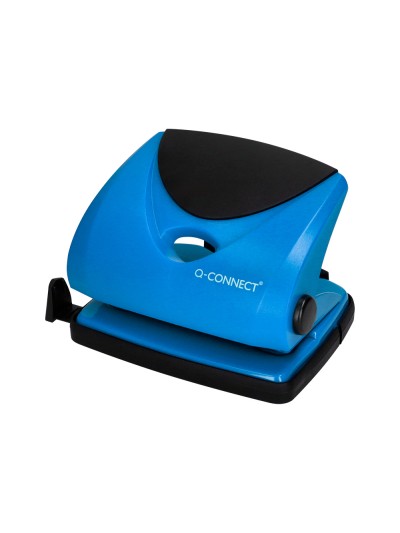 Taladrador q-connect kf02155 azul abertura 2 mm capacidad 20 hojas