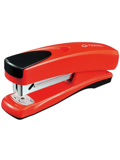 Grapadora q-connect kf02150 metalica roja capacidad 20 hojas