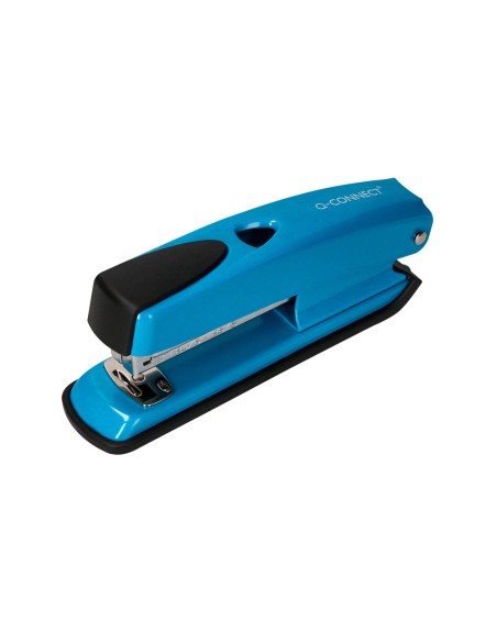 Grapadora q-connect kf02149 metalica azul capacidad 20 hojas