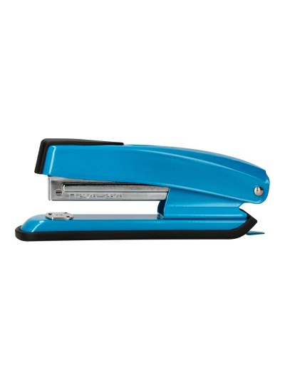 Grapadora q-connect kf02149 metalica azul capacidad 20 hojas