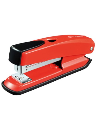 Grapadora q-connect kf02152 plastico abs roja capacidad 20 hojas