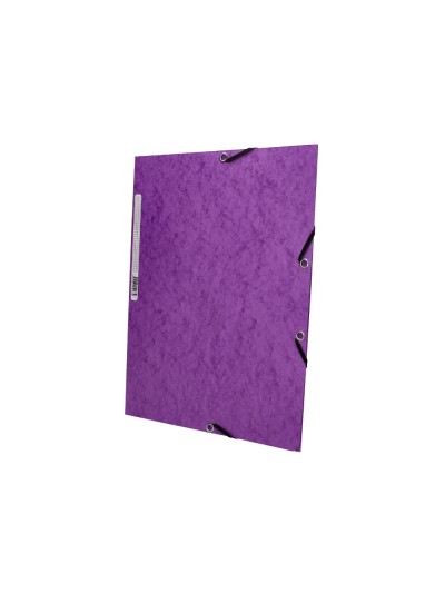 Carpeta q-connect gomas kf02171 carton simil-prespan solapas 320x243 mm violeta