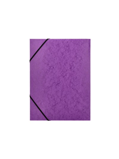Carpeta q-connect gomas kf02171 carton simil-prespan solapas 320x243 mm violeta