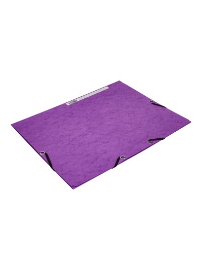 Carpeta q-connect gomas kf02171 carton simil-prespan solapas 320x243 mm violeta