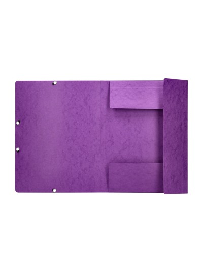 Carpeta q-connect gomas kf02171 carton simil-prespan solapas 320x243 mm violeta