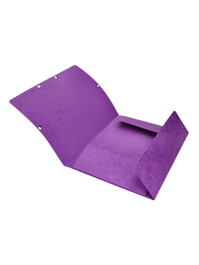 Carpeta q-connect gomas kf02171 carton simil-prespan solapas 320x243 mm violeta